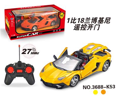 1:18兰博基尼敞篷遥控
车开三门 - OBL831813