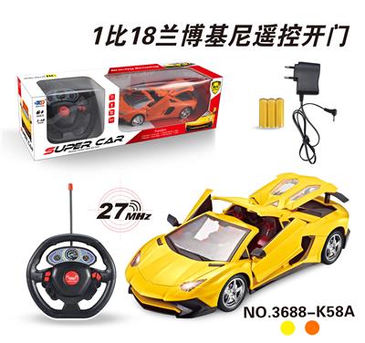 1:18兰博基尼有顶遥控
车开四门 - OBL831838