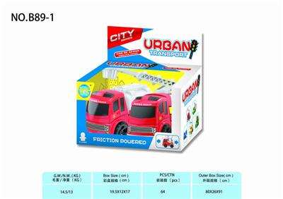 TWO EUROPEAN STYLE FIRE ENGINES - OBL831974