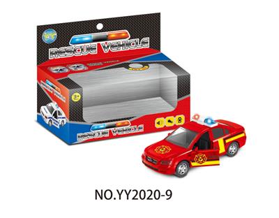 6寸回力火警小轿车 - OBL832042