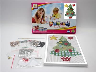 DIY DIAMOND PAINT CHRISTMAS TREE. - OBL832555