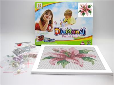DIY DIAMOND PAINTING BLOOMING LILY. - OBL832561