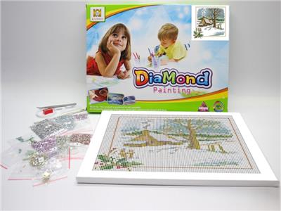 DIY DIAMOND PAINTING SNOW VIEW. - OBL832565