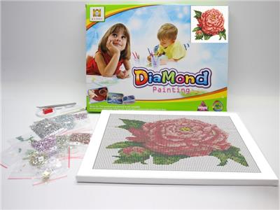 DIY DIAMOND PAINTING PEONY. - OBL832568