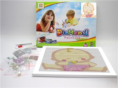 DIY DIAMOND PAINTING HAPPY BABY. - OBL832572