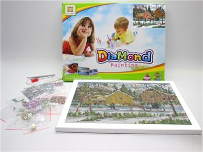 DIY Diamond Painting Post-Snow Holiday. - OBL832578