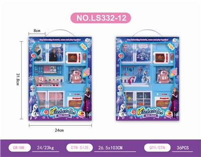 ICE AND SNOW KITCHEN SUIT WITH LIGHT MUSIC - OBL832582