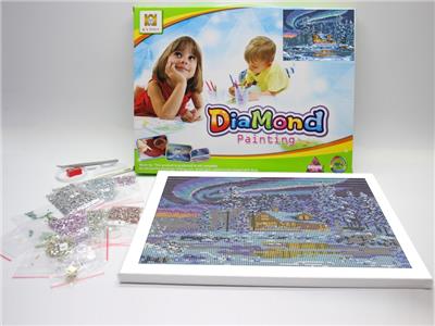 DIY DIAMOND PAINTING AURORA LODGE. - OBL832594