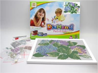 DIY DIAMOND PAINTING HYDRANGEA. - OBL832595