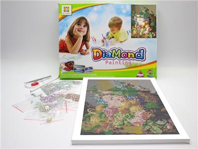 DIY Diamond Painting Harvest Flower Basket. - OBL832598