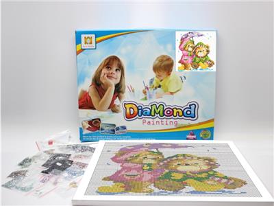 DIY diamond painting in the rain. - OBL832616