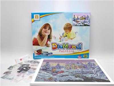 DIY Diamond Painting Post-Snow Home. - OBL832627