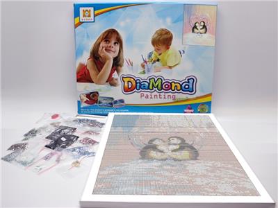 DIY diamond painting heart-to-heart. - OBL832694