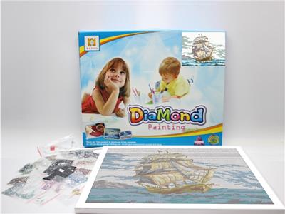 DIY DIAMOND PAINTING RIDE THE WIND AND WAVES. - OBL832700