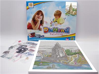 DIY DIAMOND PAINTING PIER CASTLE. - OBL832702