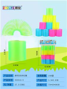 透明四色彩虹圈 - OBL832756