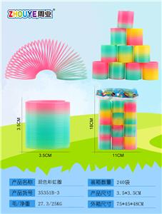 MIXED COLOR RAINBOW CIRCLES. - OBL832760