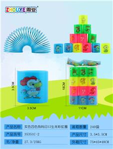 SOLID COLOR FOUR-COLOR THERMAL TRANSFER 12 ZODIAC RAINBOW CIRCLES. - OBL832763