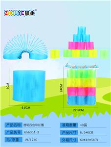 TRANSPARENT FOUR-COLOR RAINBOW CIRCLE. - OBL832793