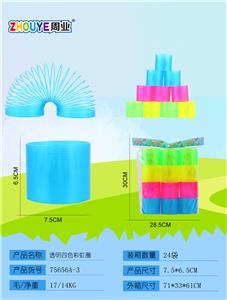 TRANSPARENT FOUR-COLOR RAINBOW CIRCLE. - OBL832803