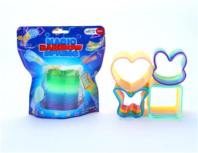 CRYSTAL ALIEN MIXED RAINBOW RING 4 MIXED. - OBL832819