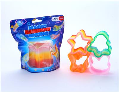 CRYSTAL ALIEN MIXED RAINBOW RING 4 MIXED. - OBL832820