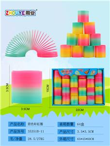 MIXED COLOR RAINBOW CIRCLES. - OBL832856