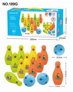 12 BOWLING BALLS WITH CARTOON - OBL833061