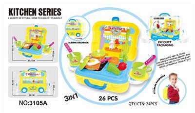 2 PLUS 1 SCHOOLBAG KITCHEN TABLE. - OBL834041