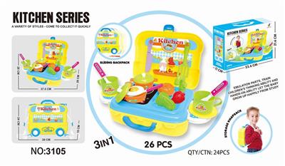 2 PLUS 1 SCHOOLBAG KITCHEN TABLE. - OBL834042