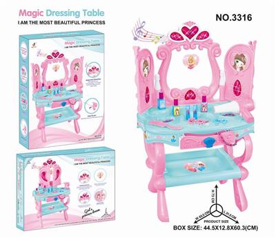 LIGHT MUSIC-SENSING MAKE-UP TABLE. - OBL834054