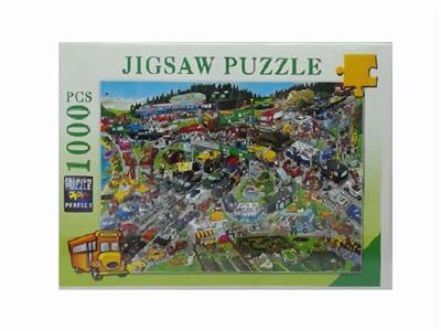 TRAFFIC SCENE 1000 PIECES OF PUZZLE (75X50CM) - OBL834799