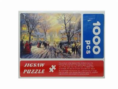 OIL PAINTING 1000 PIECES OF PUZZLE (75X50CM) - OBL834801