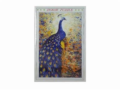 PEACOCK 1000 PIECE PUZZLE (75X50CM) - OBL834816