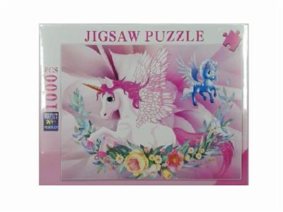 CARTOON UNICORN 1000 PUZZLE (75X50CM) - OBL834827