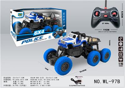 6X4牧马人骨架四通攀爬遥控警车 - OBL834897