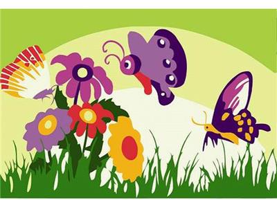 DIY digital oil painting color butterfly. - OBL834926