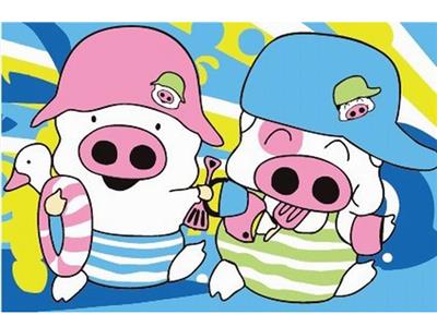 DIY digital oil painting McDull. - OBL834928