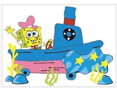 DIY digital oil painting Spongebob voyage. - OBL834937