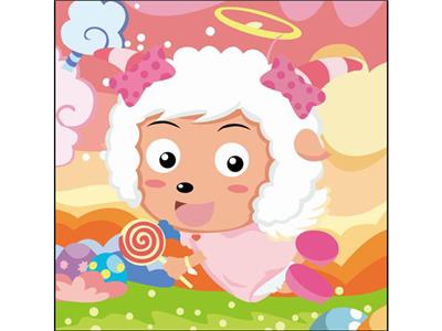 DIY digital oil painting Dream lamb. - OBL834938