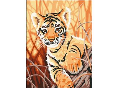 DIY Digital Oil Painting Find (Tiger) - OBL834958