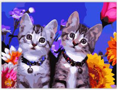 DIY digital painting the cat - OBL834960