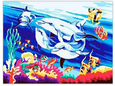 DIY digital painting The undersea world - OBL834963