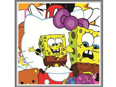 DIY DIGITAL OIL PAINTING SPONGE BABY - OBL834989