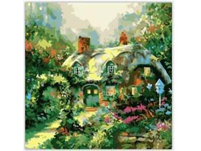 DIY DIGITAL OIL PAINTING ARCH GARDEN - OBL834990