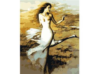DIY Digital Oil Painting Swan Dancer. - OBL835004
