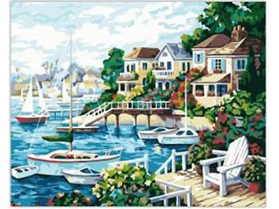 DIY digital oil painting on the Sunshine Coast. - OBL835008