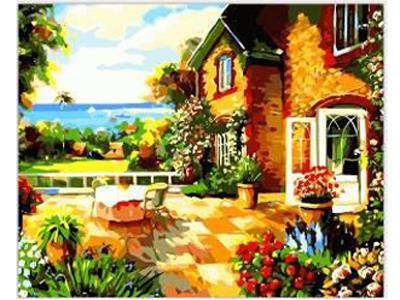 DIY digital painting villa - OBL835027