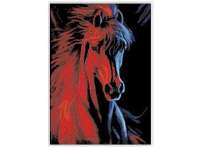 DIY digital painting The red horse - OBL835032