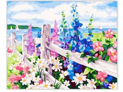 DIY digital painting flowers - OBL835034